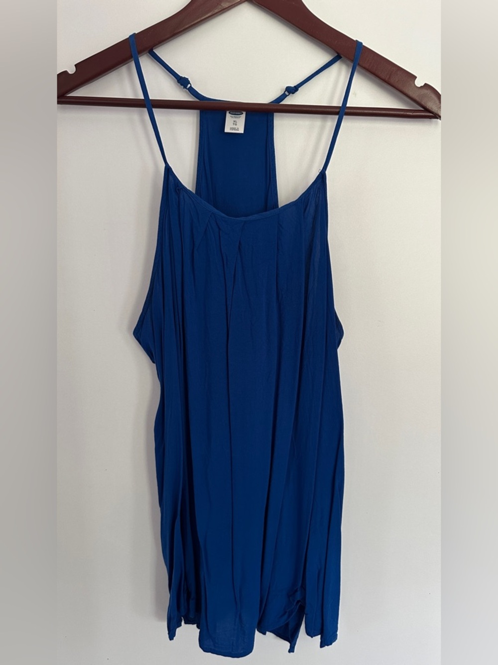 Old Navy Blue Racerback Spaghetti Strap Tank Top